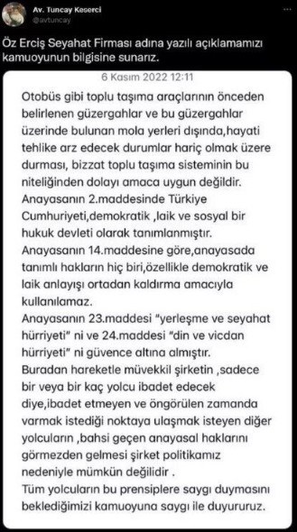 Nevşin Mengü Öz Erciş'in avukatlığına soyundu: Tuvalete gitmek ile namaz kılmak bir mi?